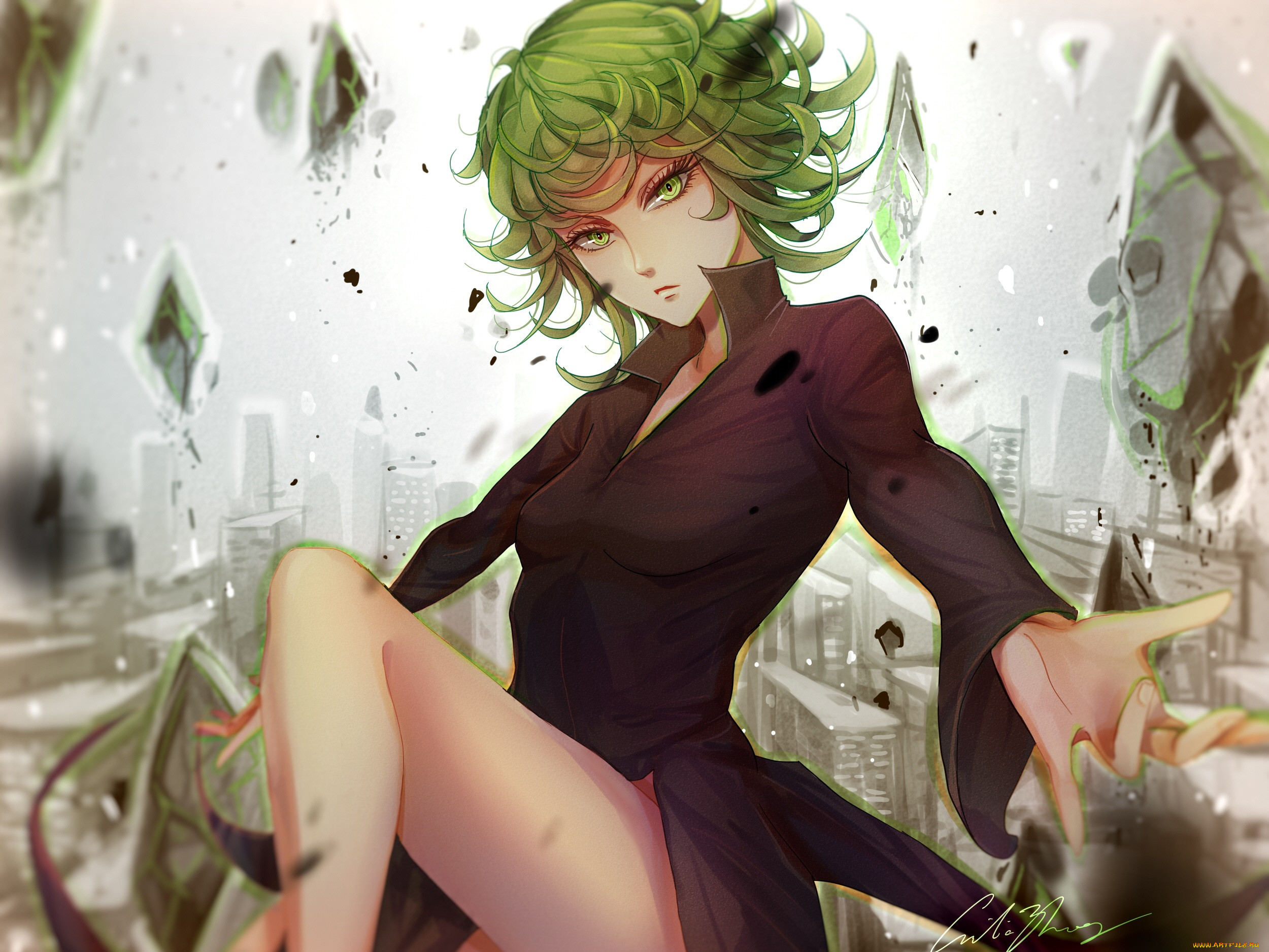 , one punch man, , tatsumaki